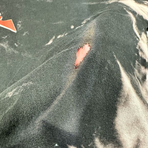 Vintage The Hundreds Mens XL Shirt Rare Adam Bomb Y2K Black Bleached - Picture 8 of 9